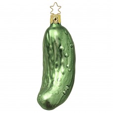 NEW - Inge Glas Glass Ornament - The Christmas Pickle - Large